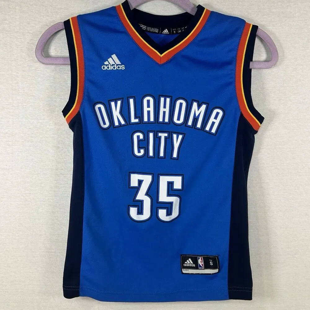 Oklahoma City Thunder Kevin Durant #35 Jersey Adidas Youth Small